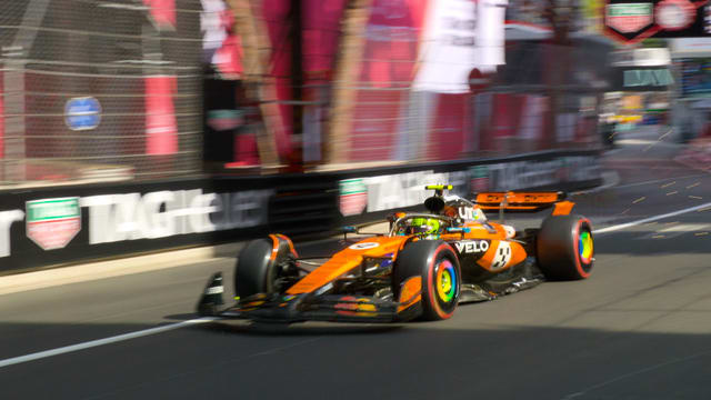 The moment Norris breaks home hearts to seal pole position in Monaco